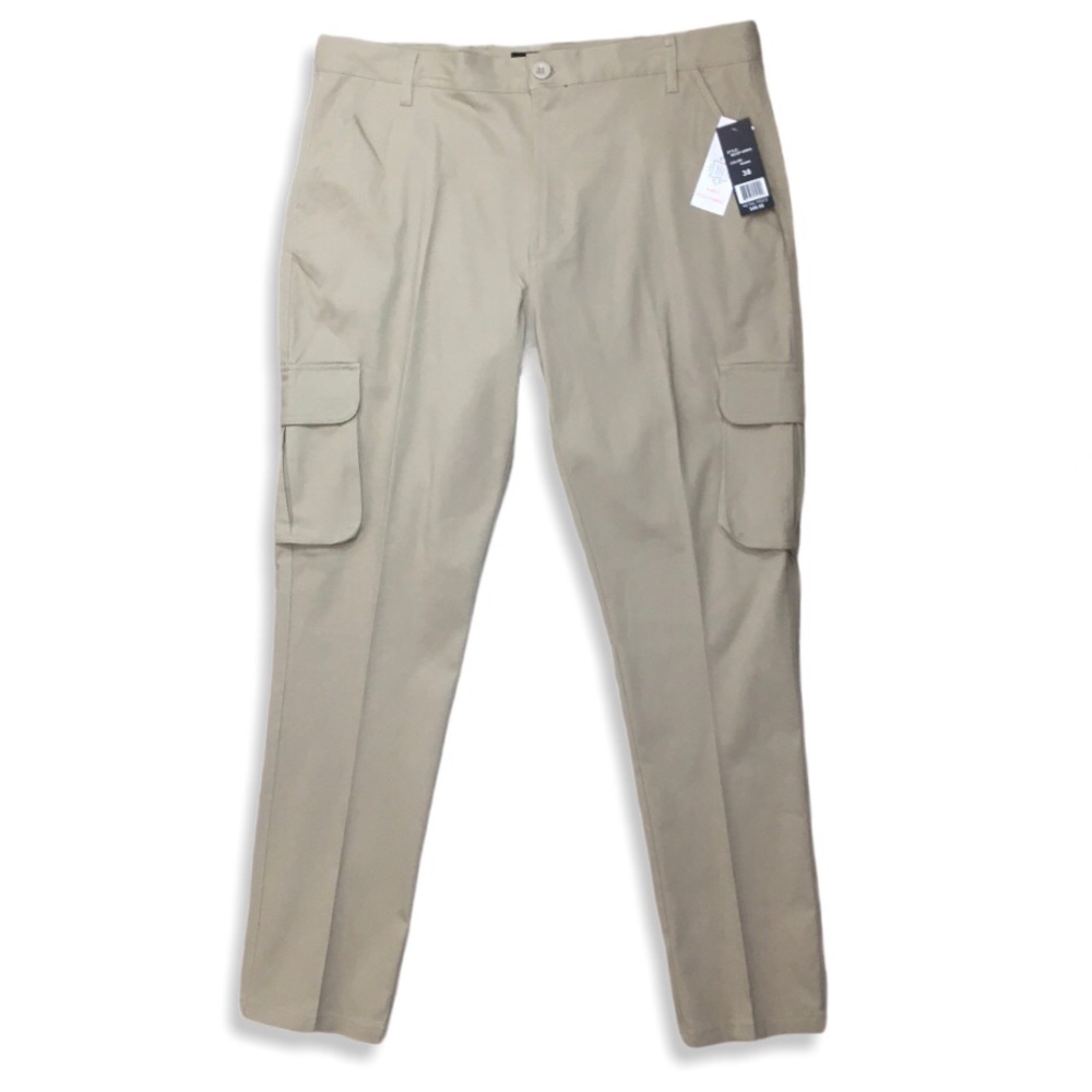 Wicked Stitch 4 Way Stretch Cargo Khaki Pants